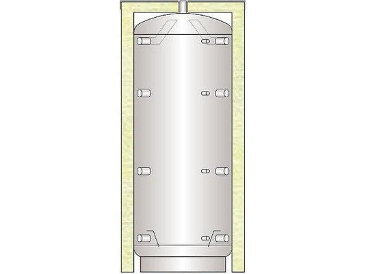 Pufferspeicher PF 500 ohne Wärmetauscher Inhalt 499 Liter - Ecoenergy Schweiz AG